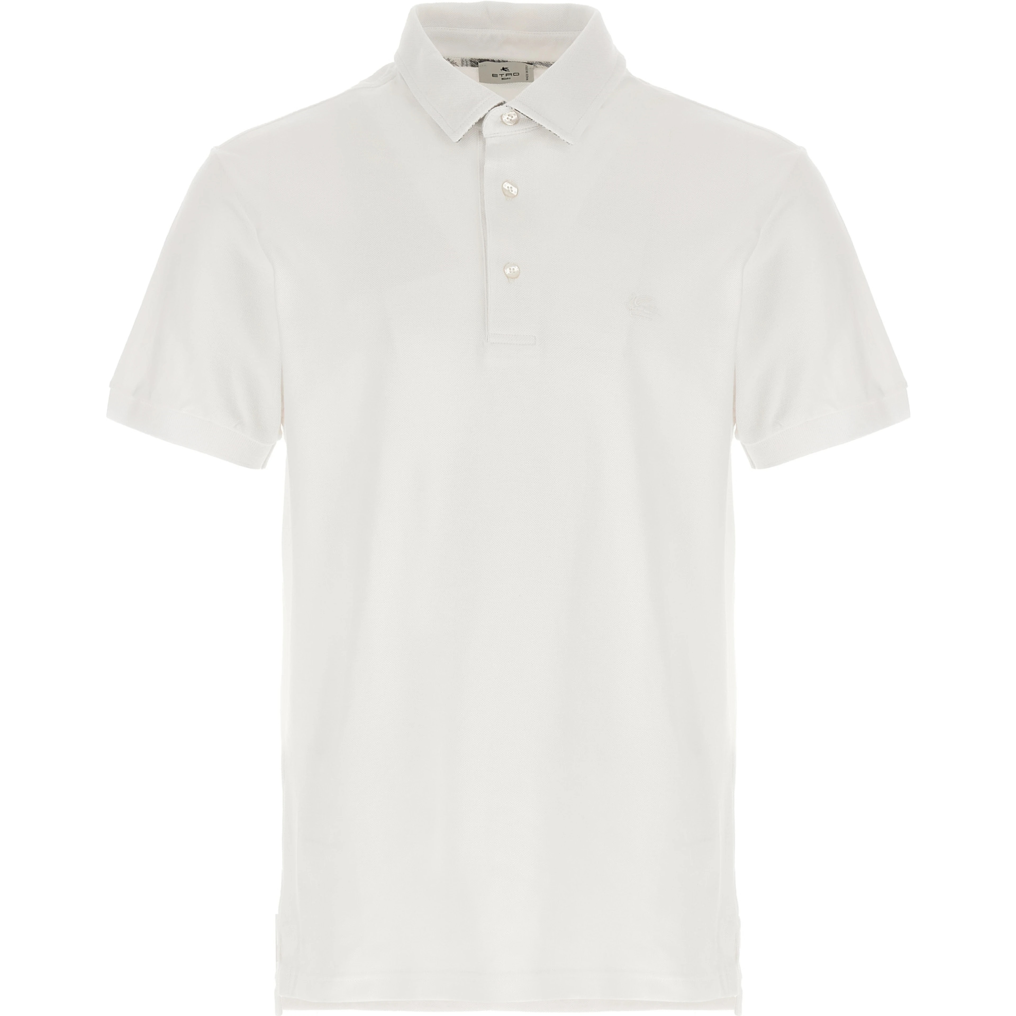 White Cotton Polo Shirt