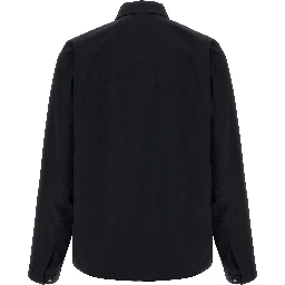 Black Polyester Shell Jacket