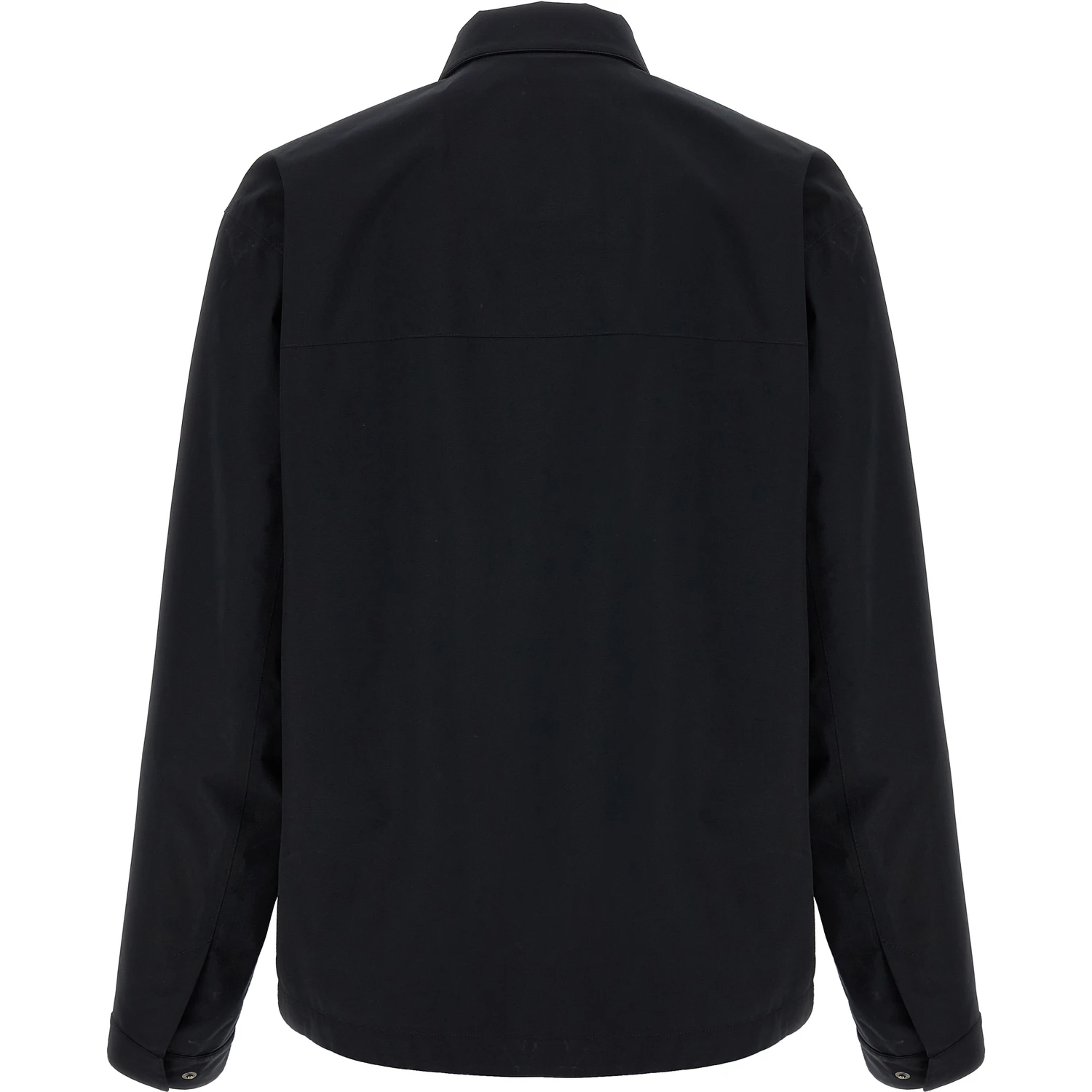 Black Polyester Shell Jacket