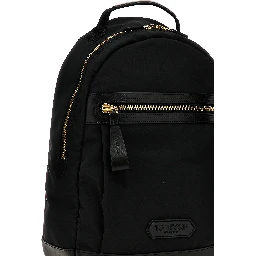 Black Polyester Backpack