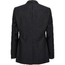 Blue Virgin Wool Two-Piece Suit