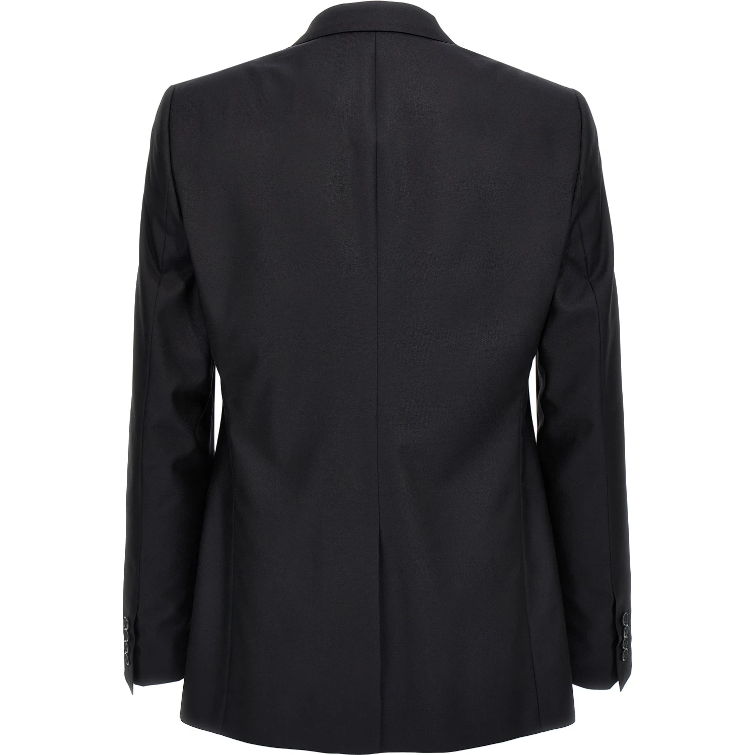 Blue Virgin Wool Two-Piece Suit