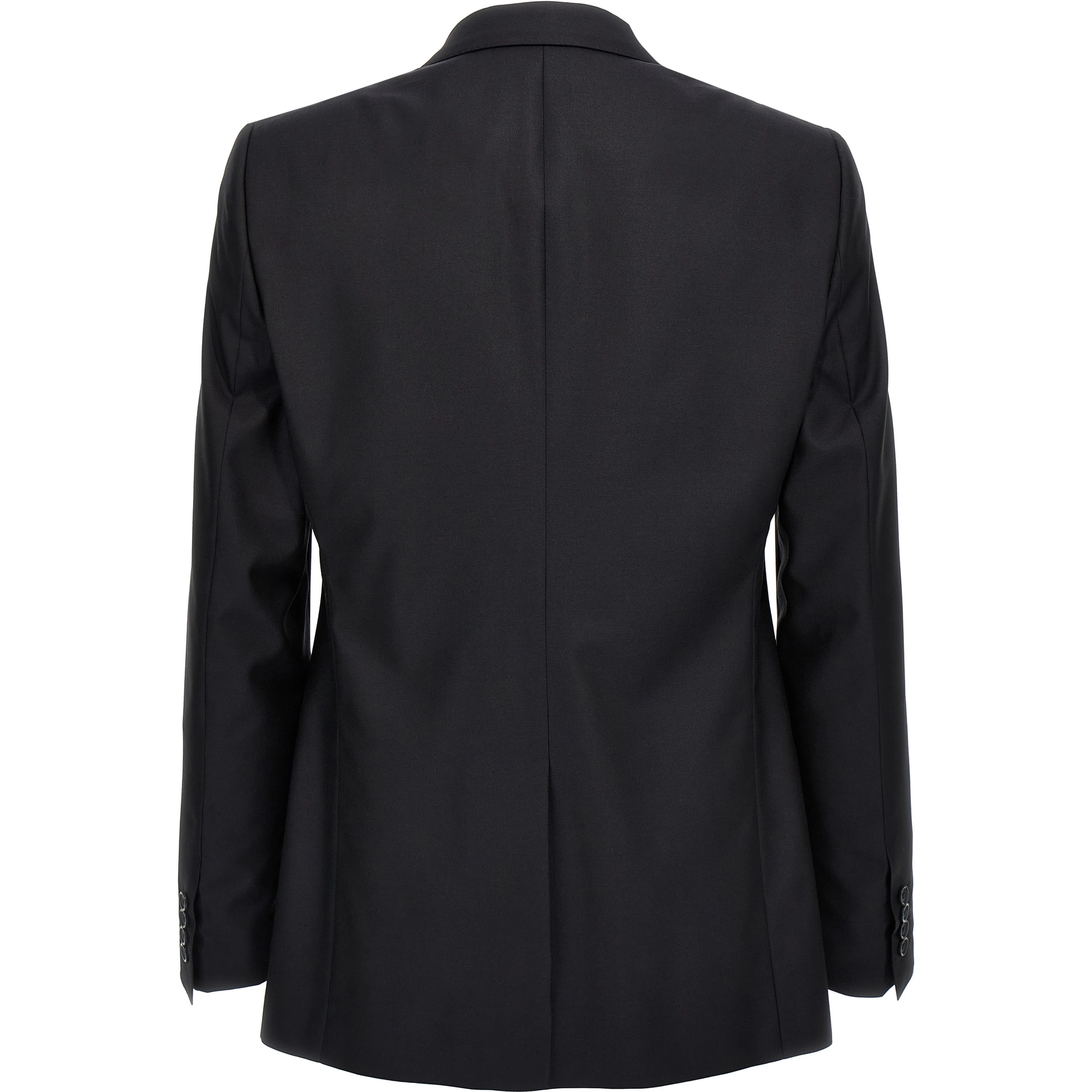Blue Virgin Wool Two-Piece Suit