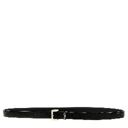 Black Leather Regular Belt