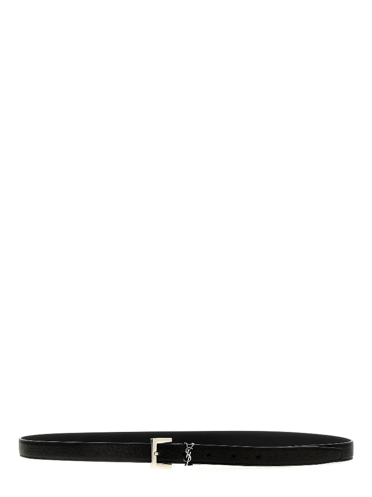 Black Leather Regular Belt