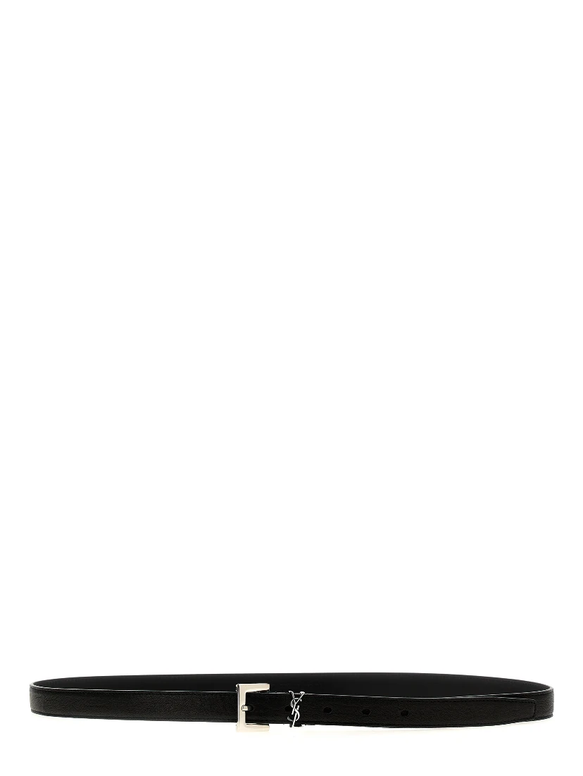 Black Leather Regular Belt