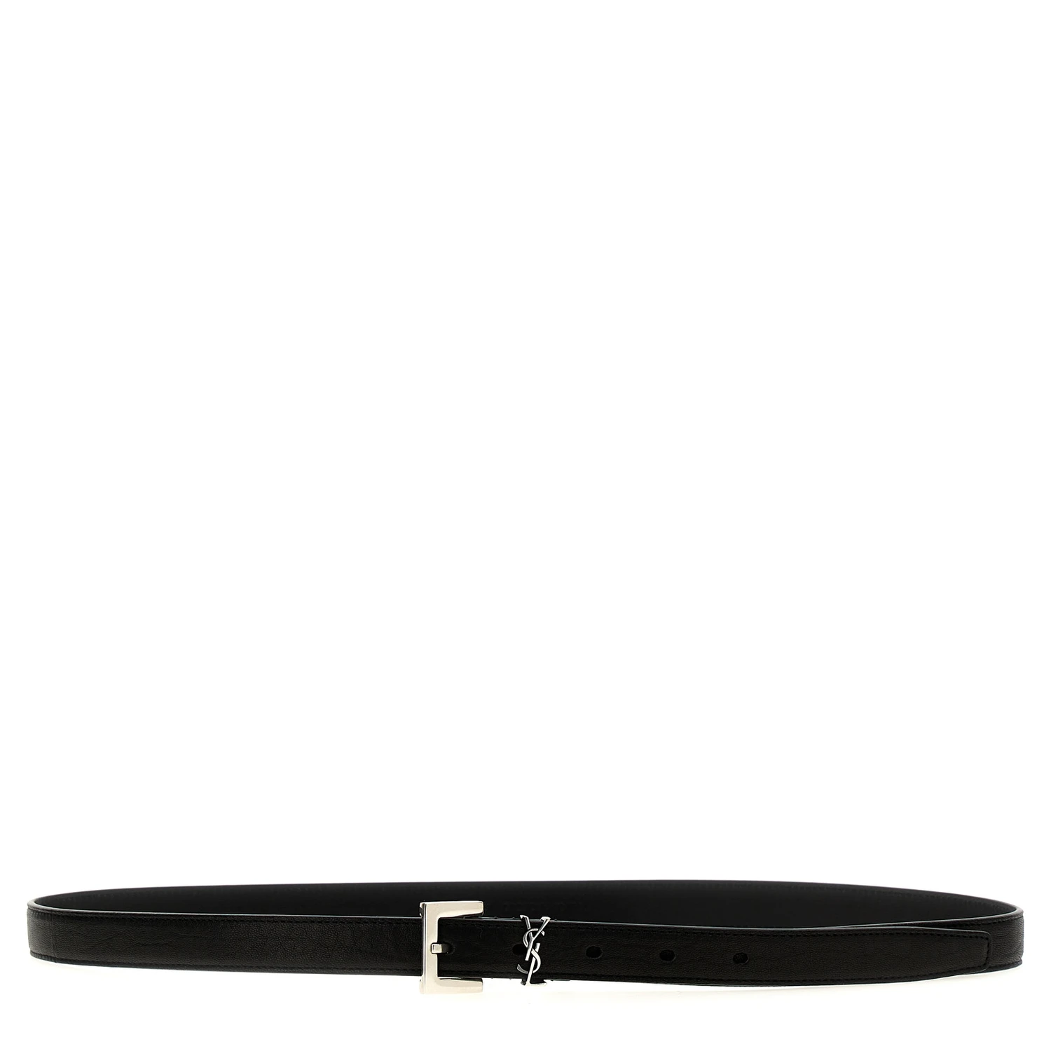 Black Leather Regular Belt