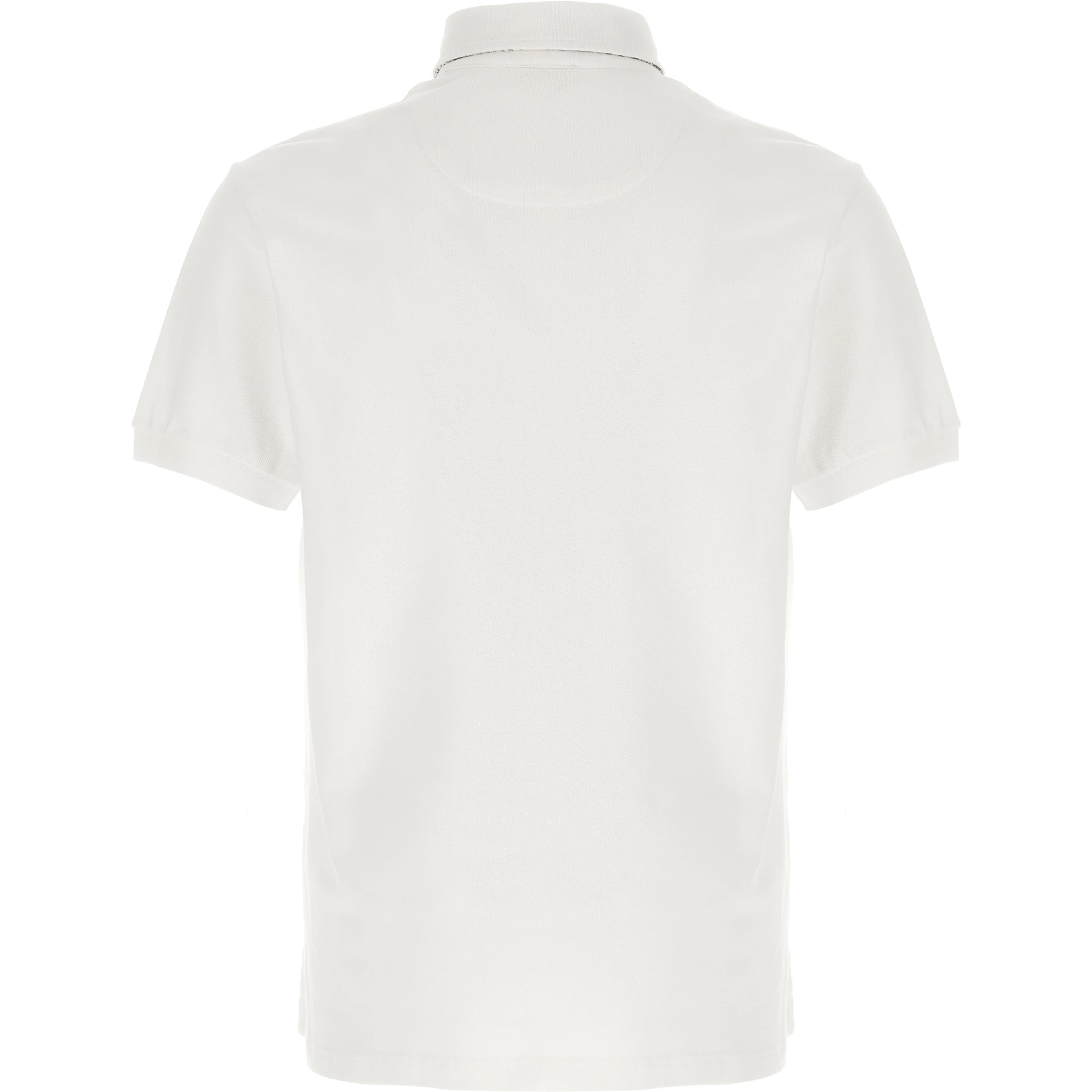 White Cotton Polo Shirt