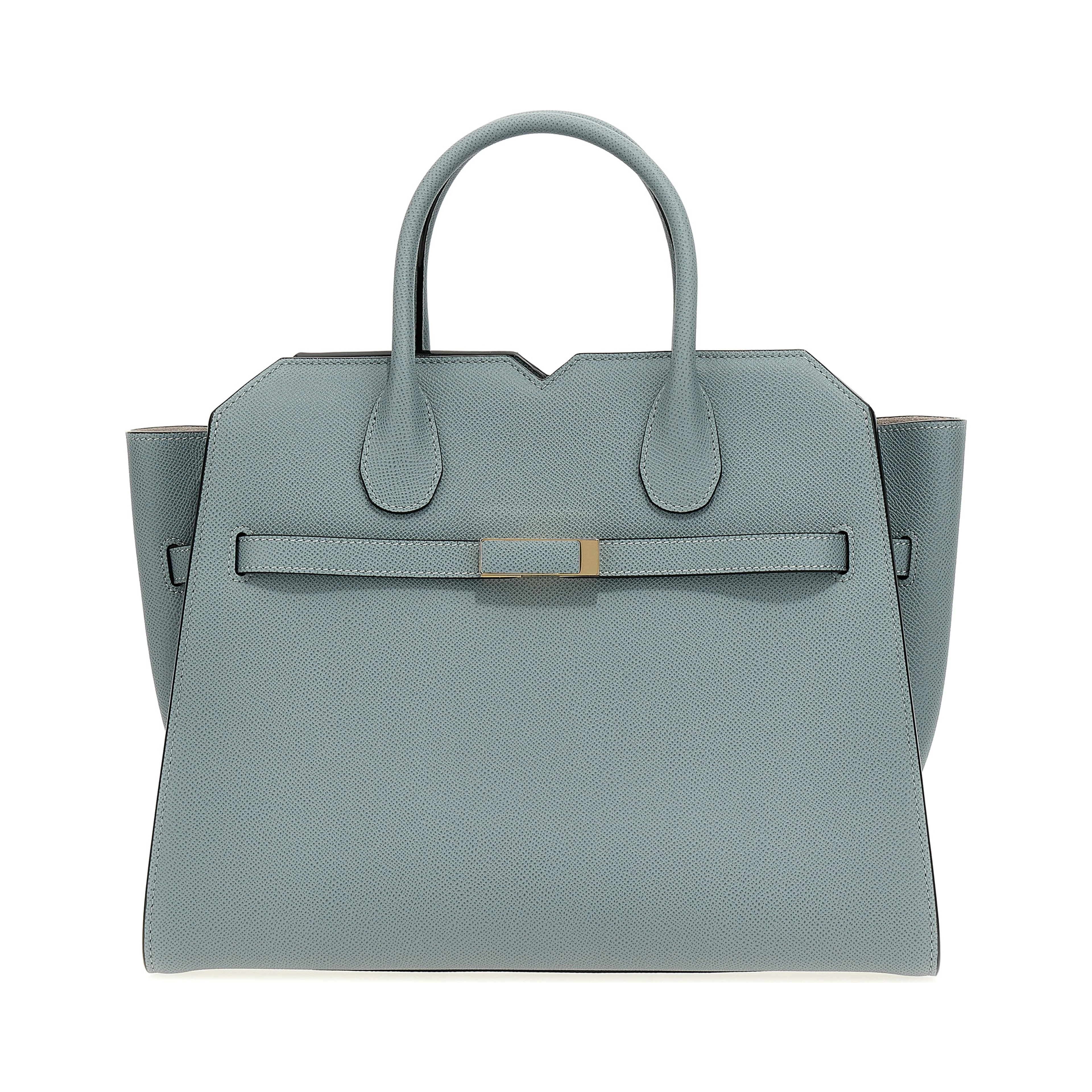 Gray Calfskin Handbag