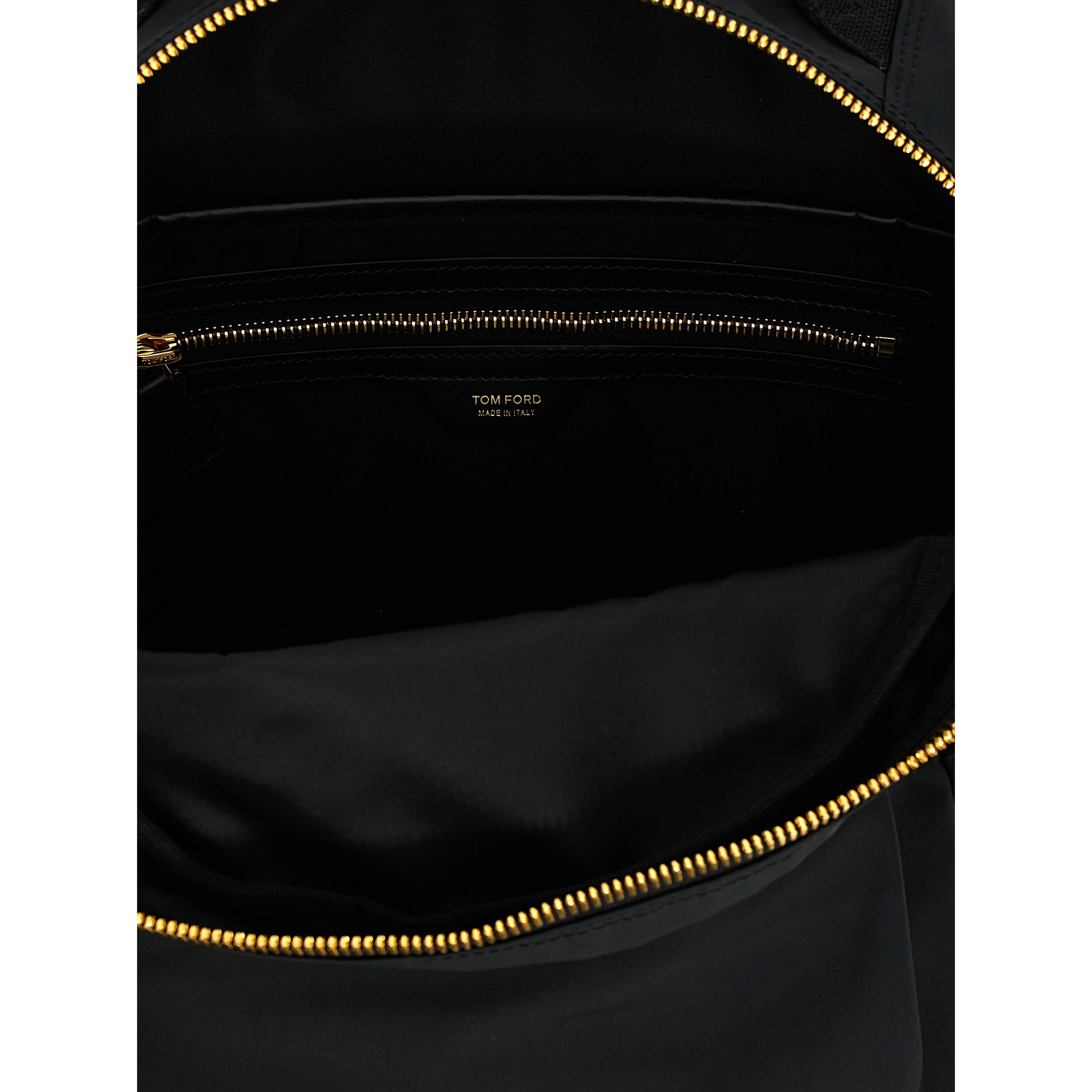 Black Polyester Backpack