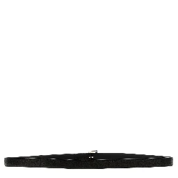 Black Leather Regular Belt