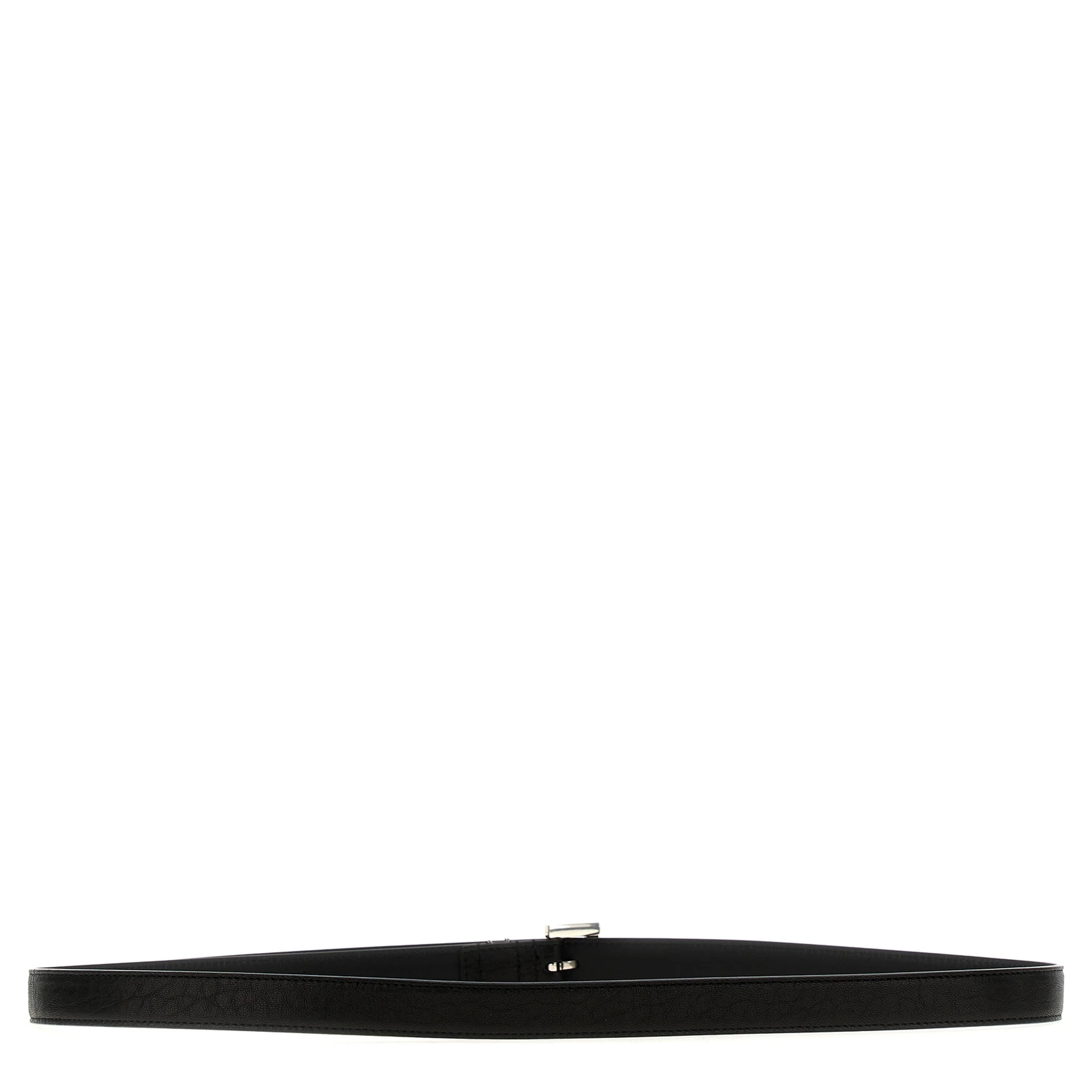 Black Leather Regular Belt