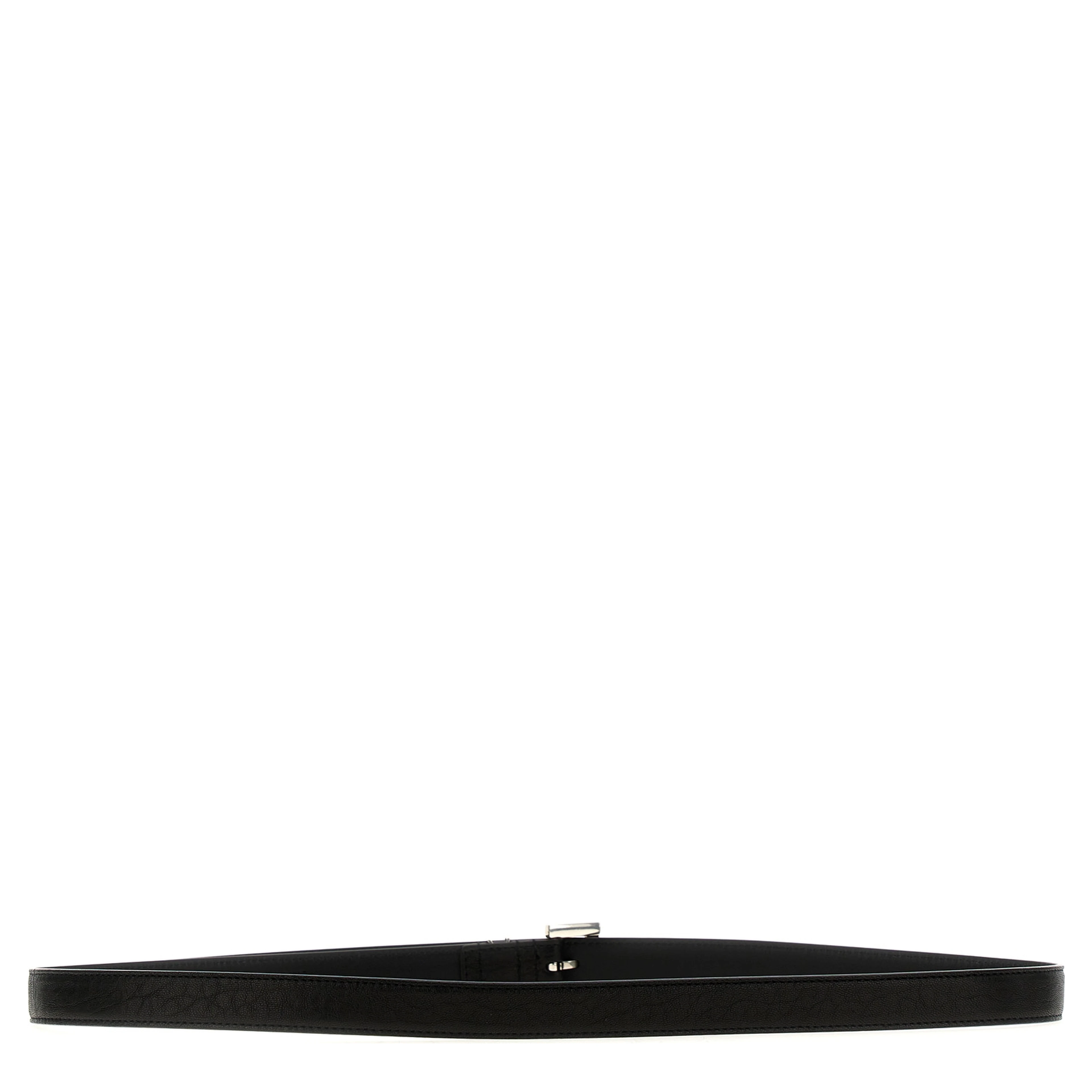Black Leather Regular Belt