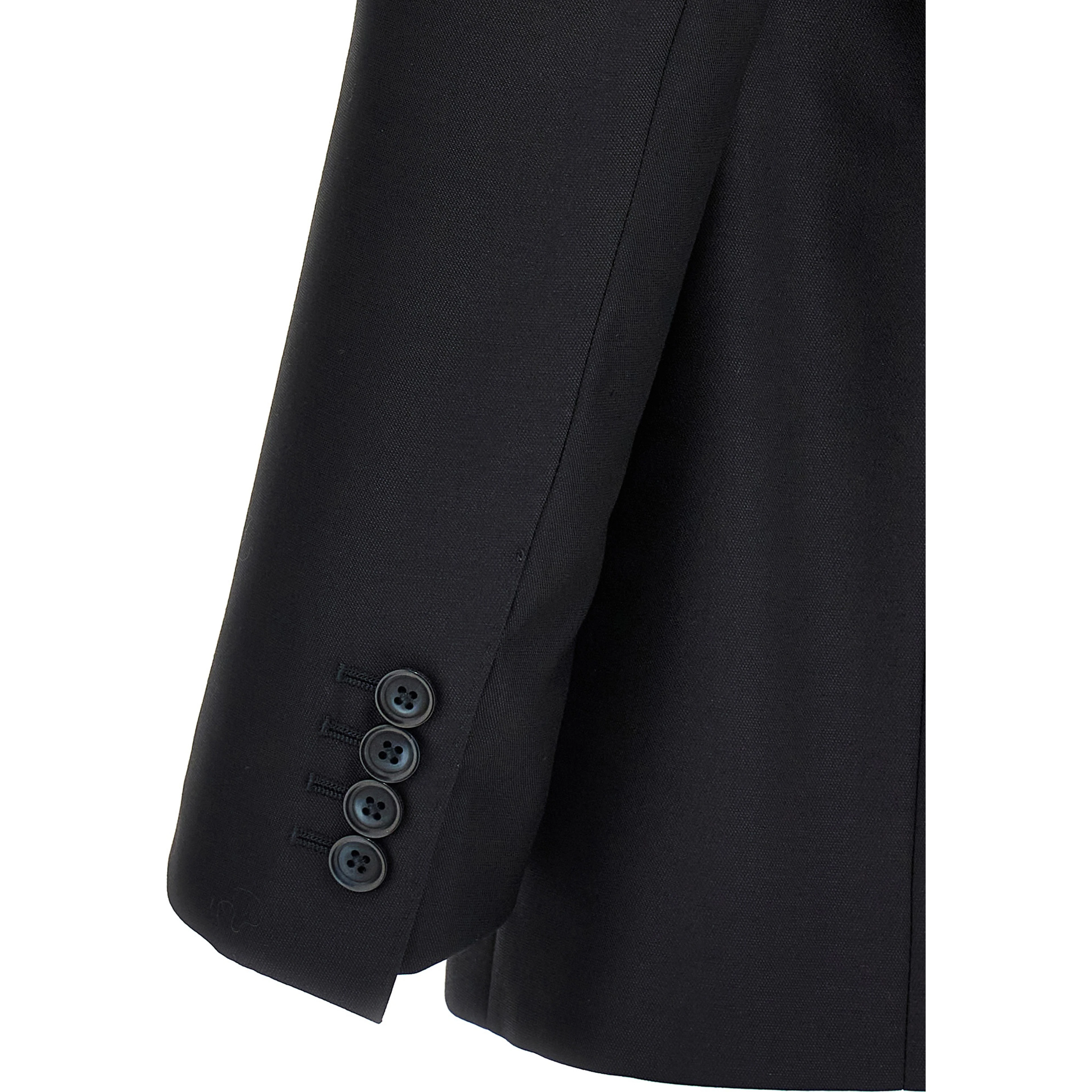 Blue Virgin Wool Two-Piece Suit