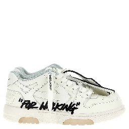 Bicolor Bovine Leather Low Top Sneakers