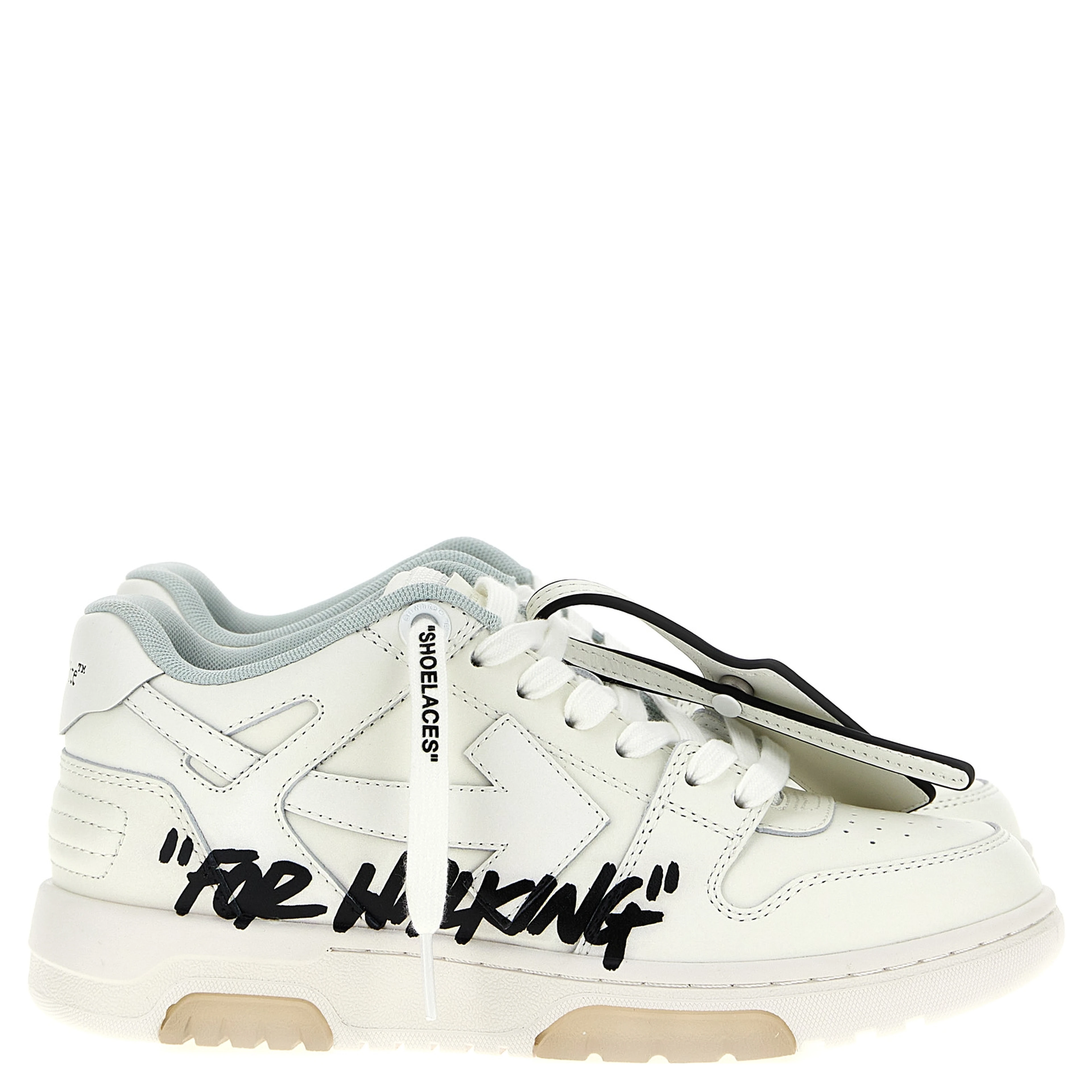 Bicolor Bovine Leather Low Top Sneakers