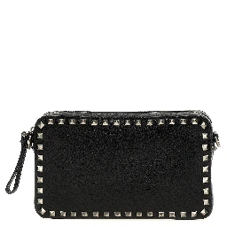 Black Calfskin Crossbody Bag