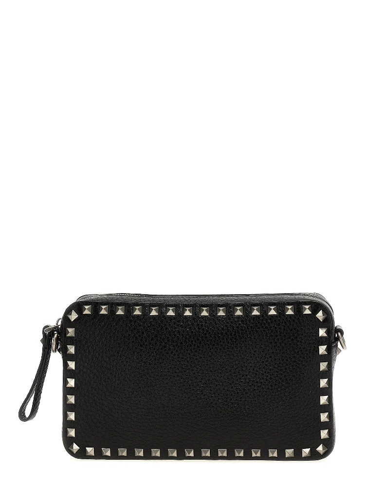 Black Calfskin Crossbody Bag