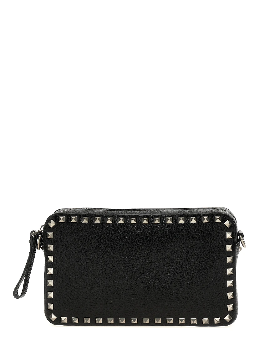 Black Calfskin Crossbody Bag