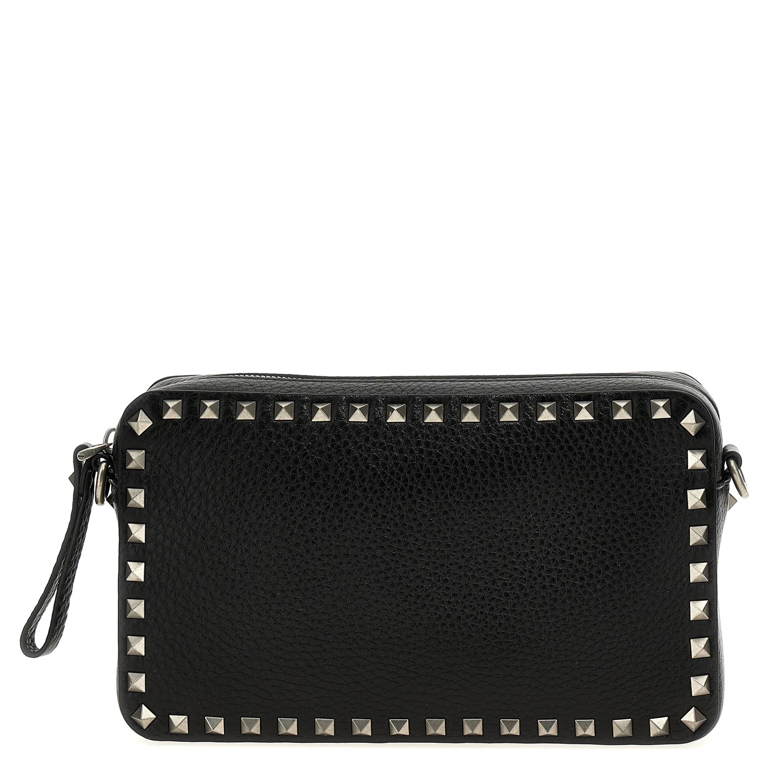 Black Calfskin Crossbody Bag