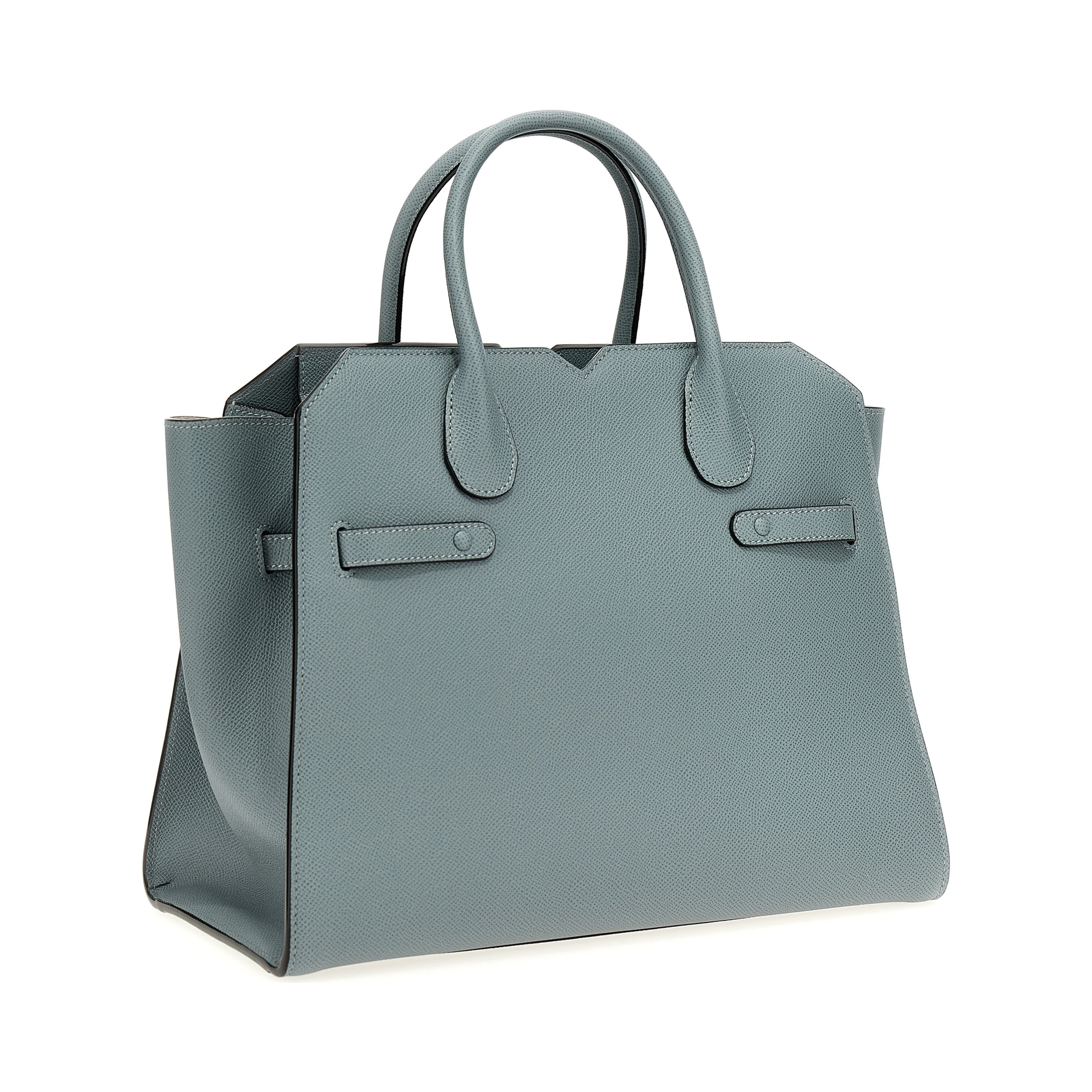 Gray Calfskin Handbag