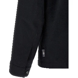 Black Polyester Shell Jacket