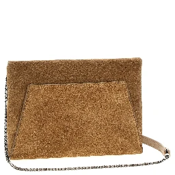 Brown Calfskin Clutch Bag