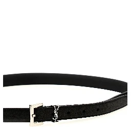 Black Leather Regular Belt