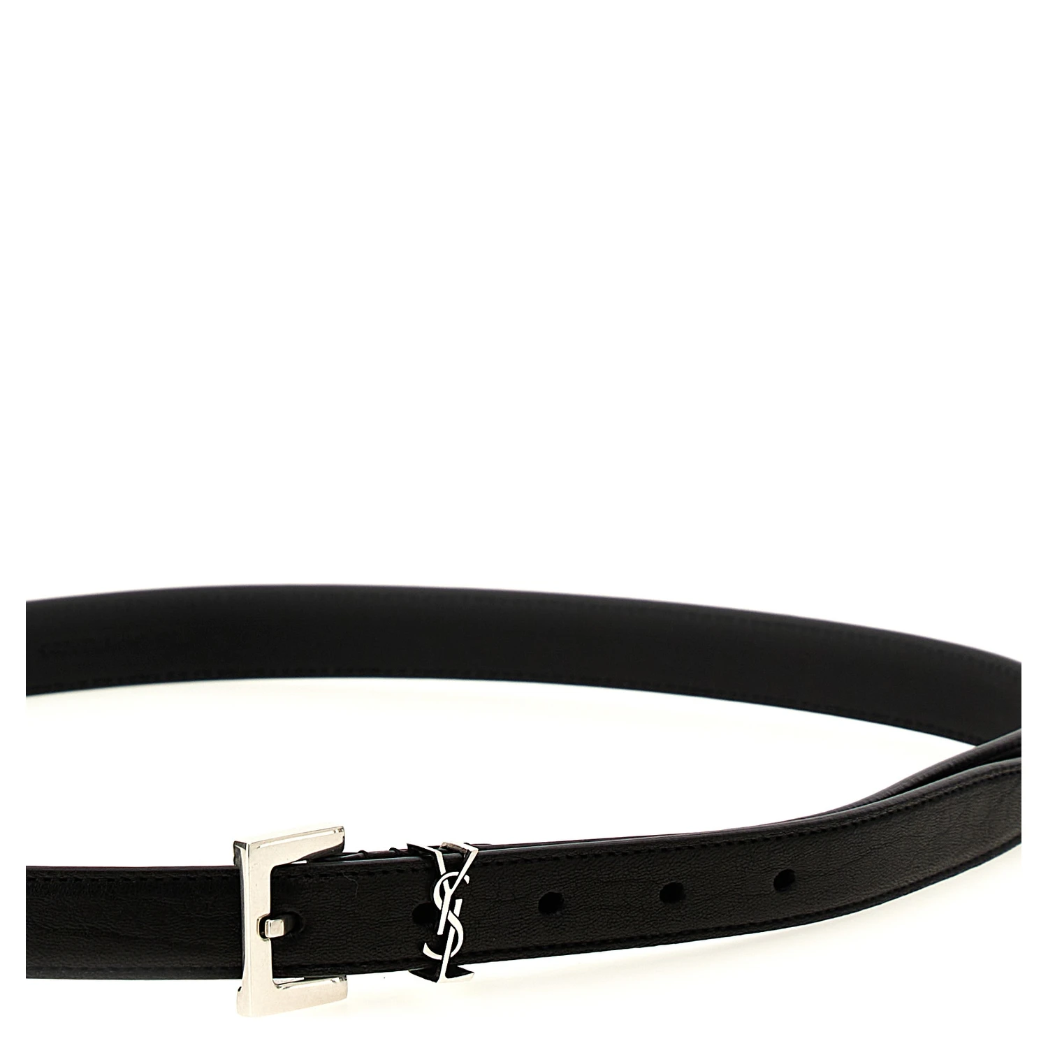 Black Leather Regular Belt