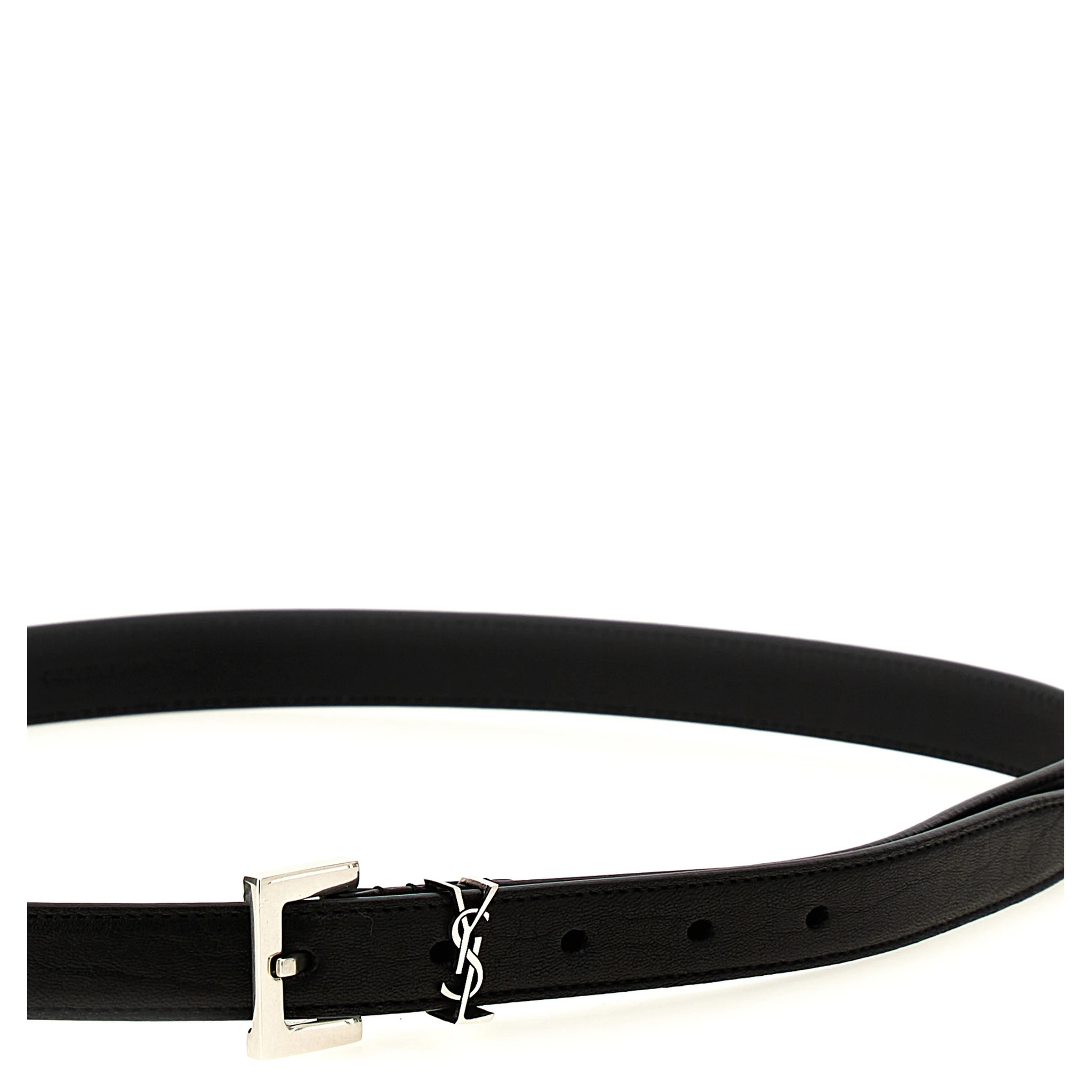Black Leather Regular Belt