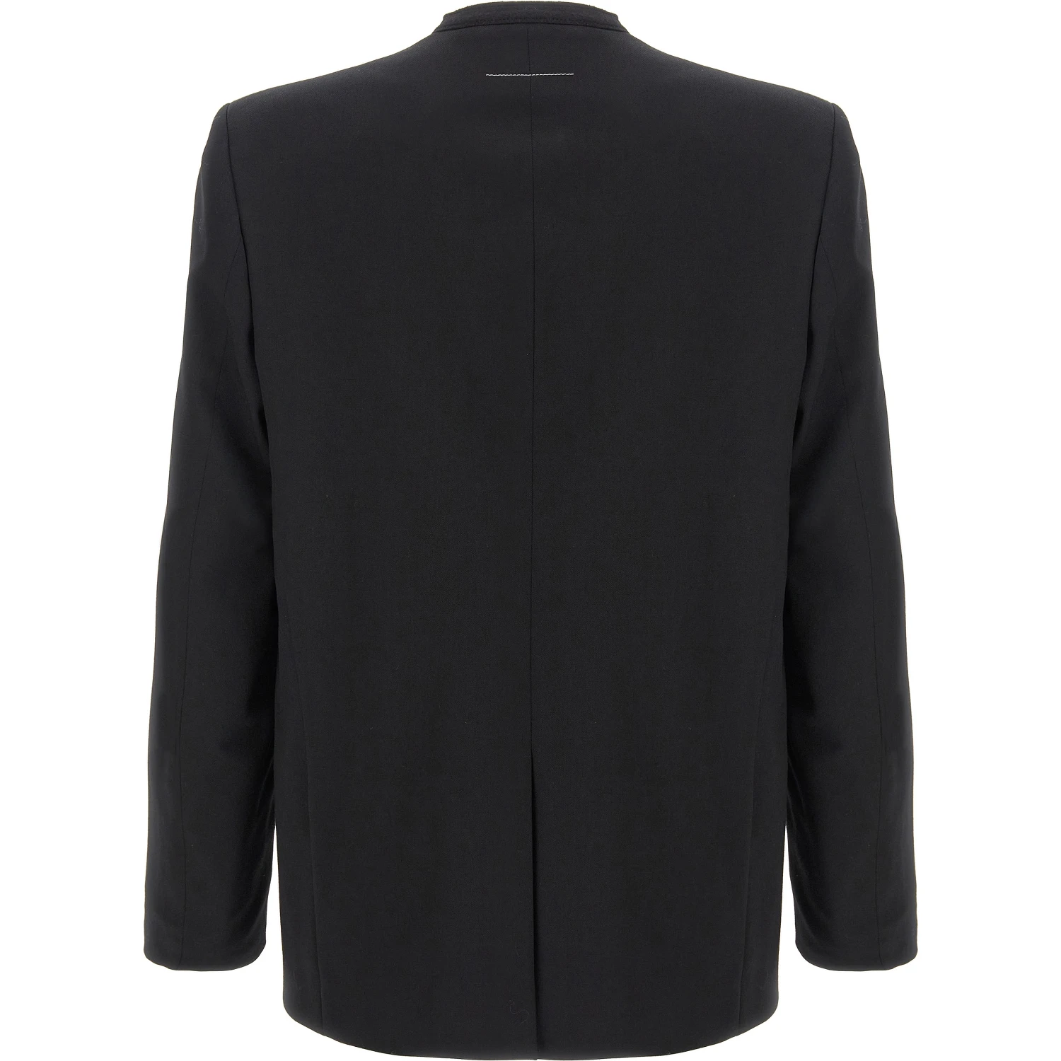 Black Polyester Blazer