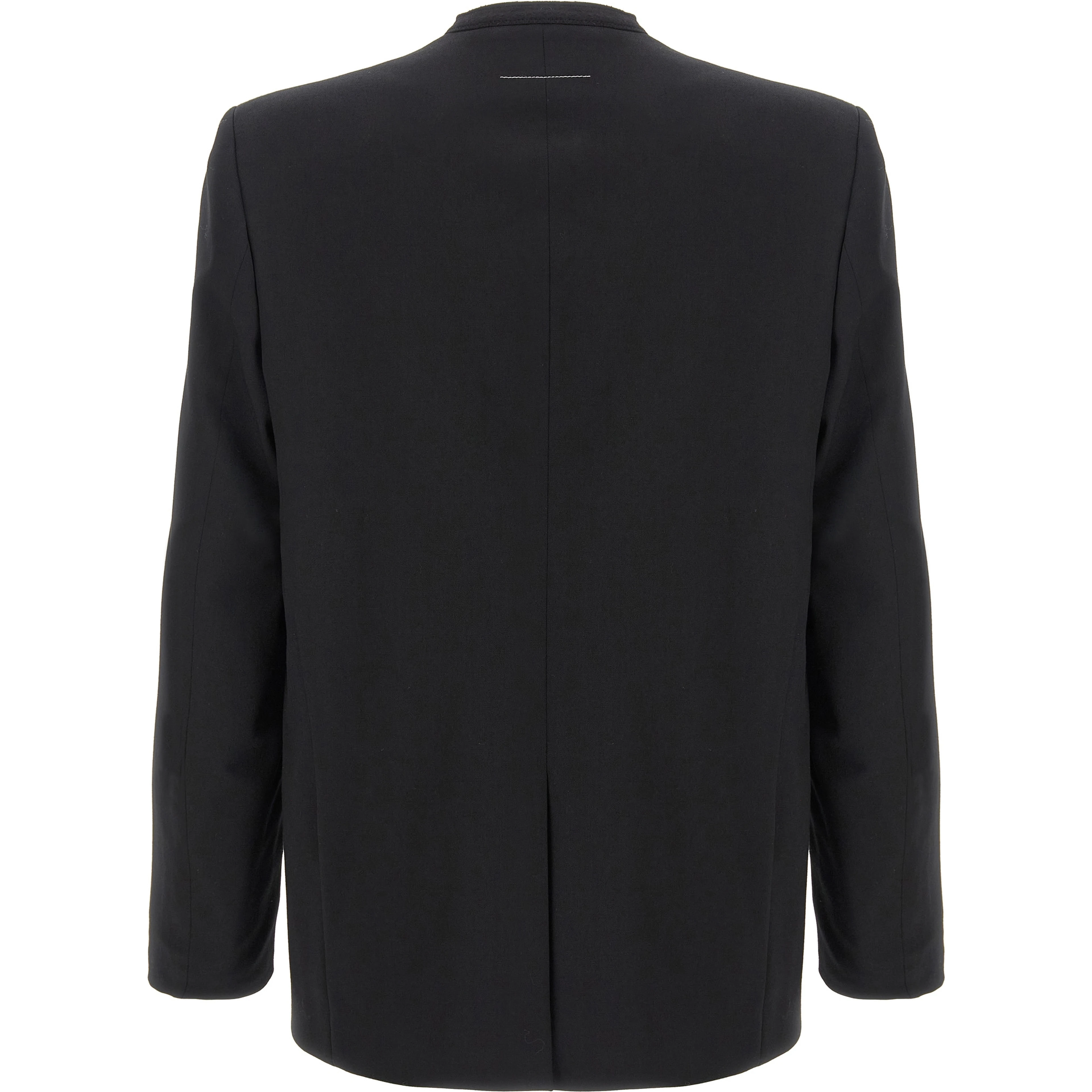 Black Polyester Blazer