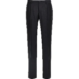 Blue Virgin Wool Two-Piece Suit