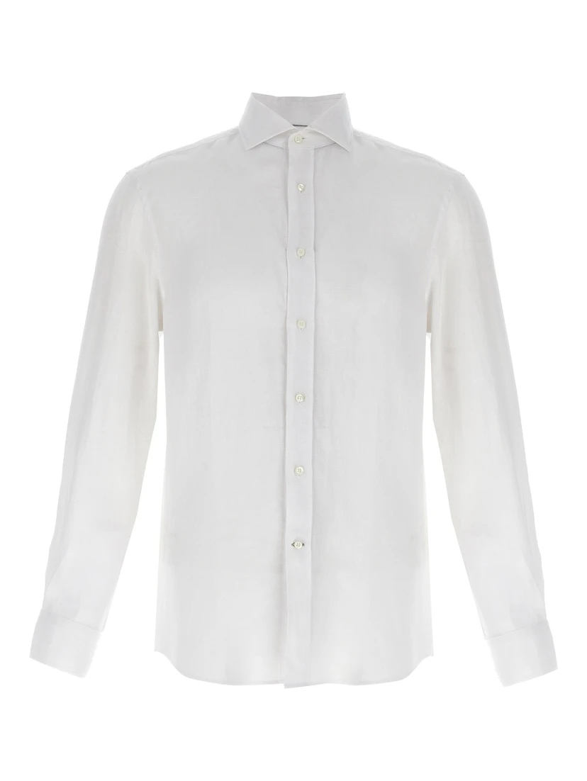 White Linen Blouse