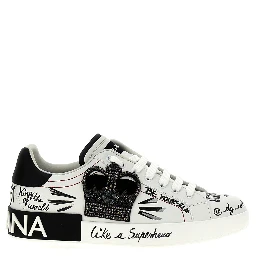 Bicolor Calfskin Sneakers
