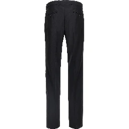 Blue Virgin Wool Two-Piece Suit
