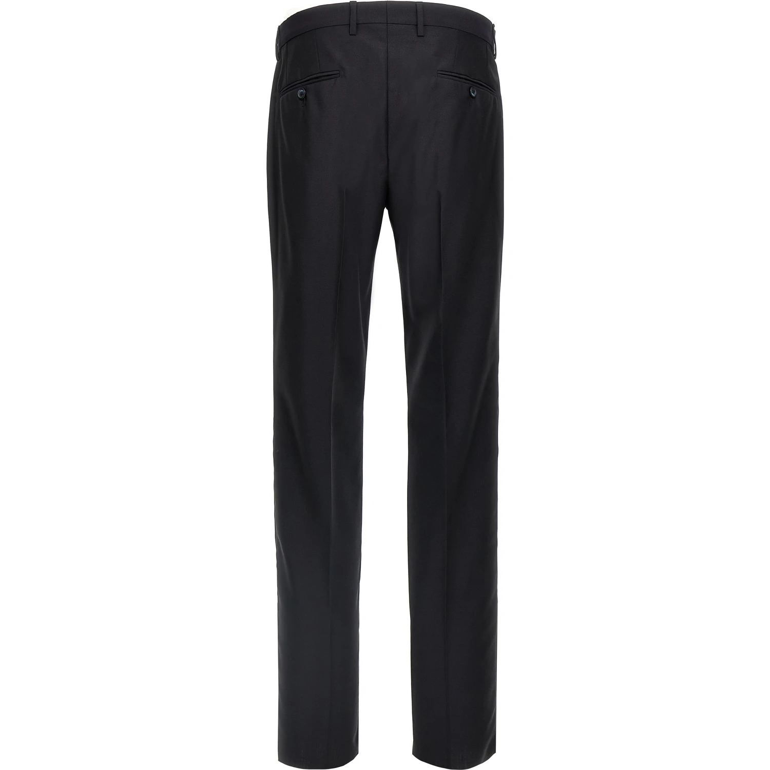 Blue Virgin Wool Two-Piece Suit