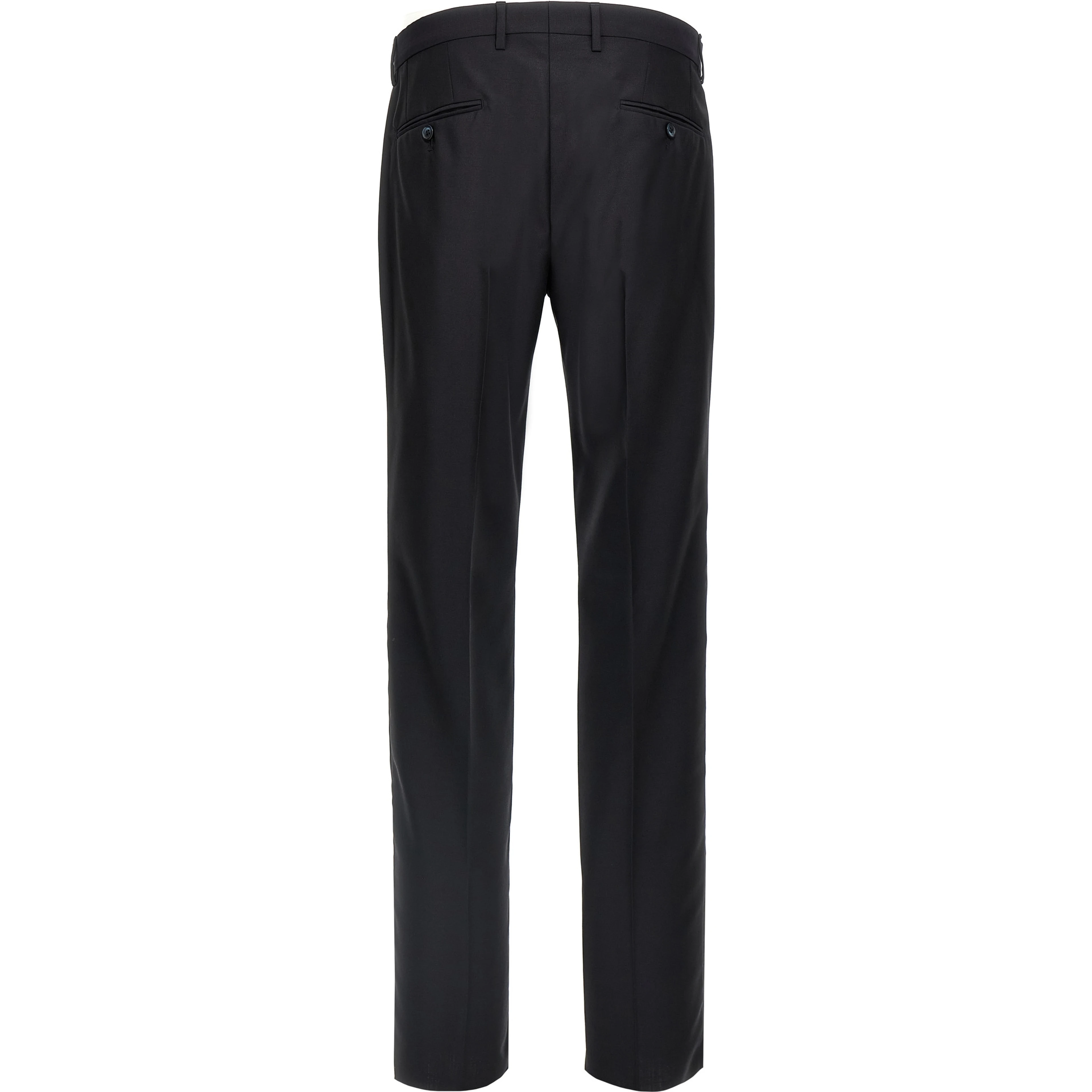 Blue Virgin Wool Two-Piece Suit