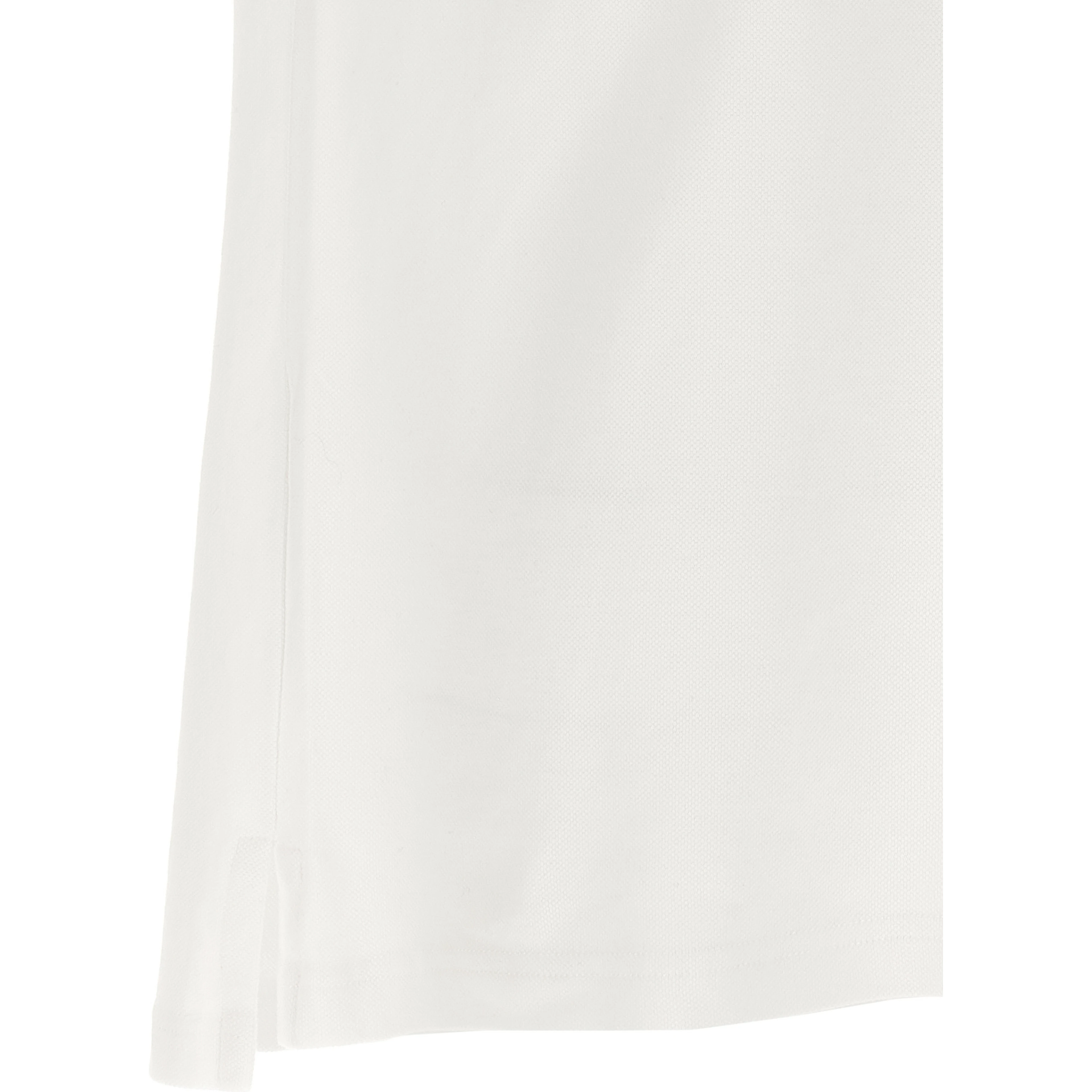 White Cotton Polo Shirt