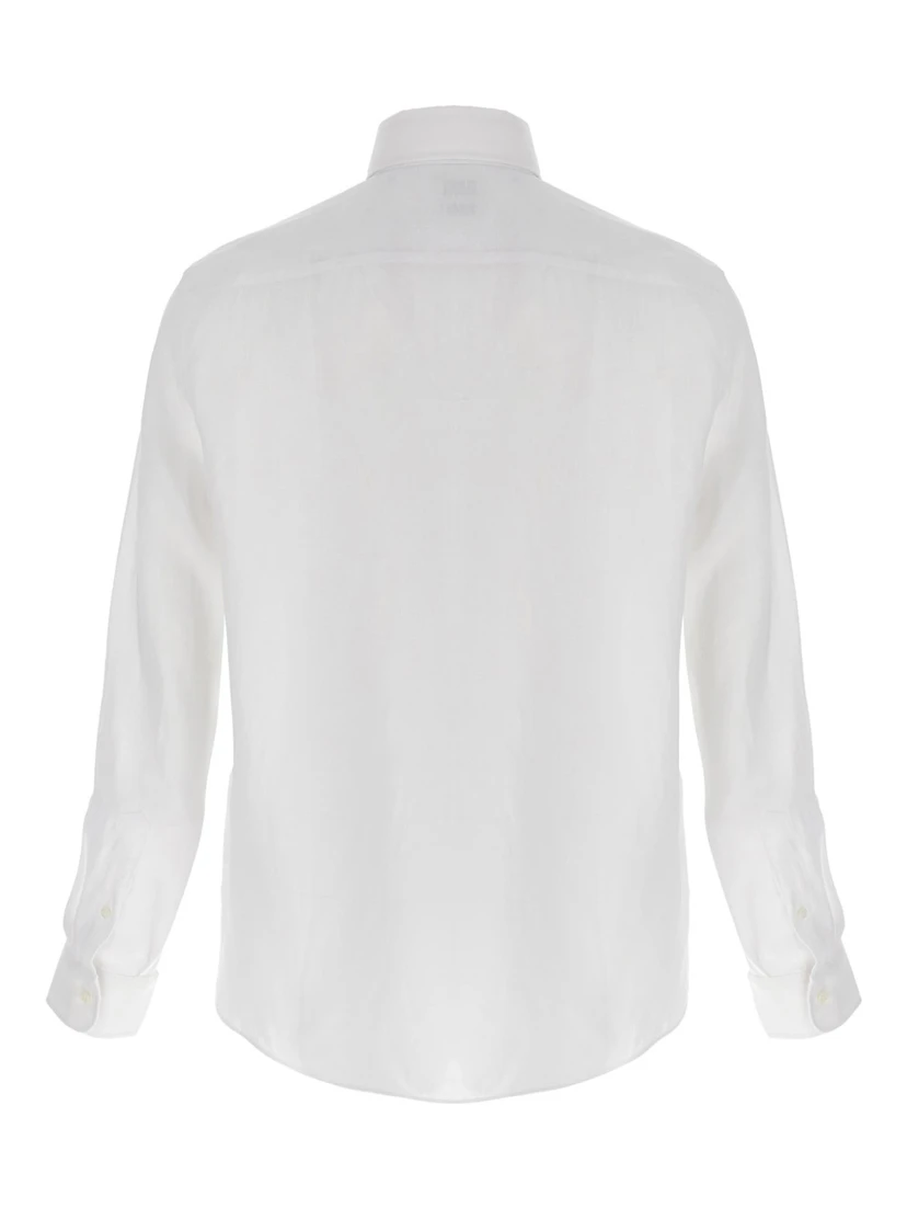 White Linen Blouse