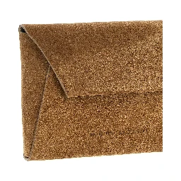 Brown Calfskin Clutch Bag