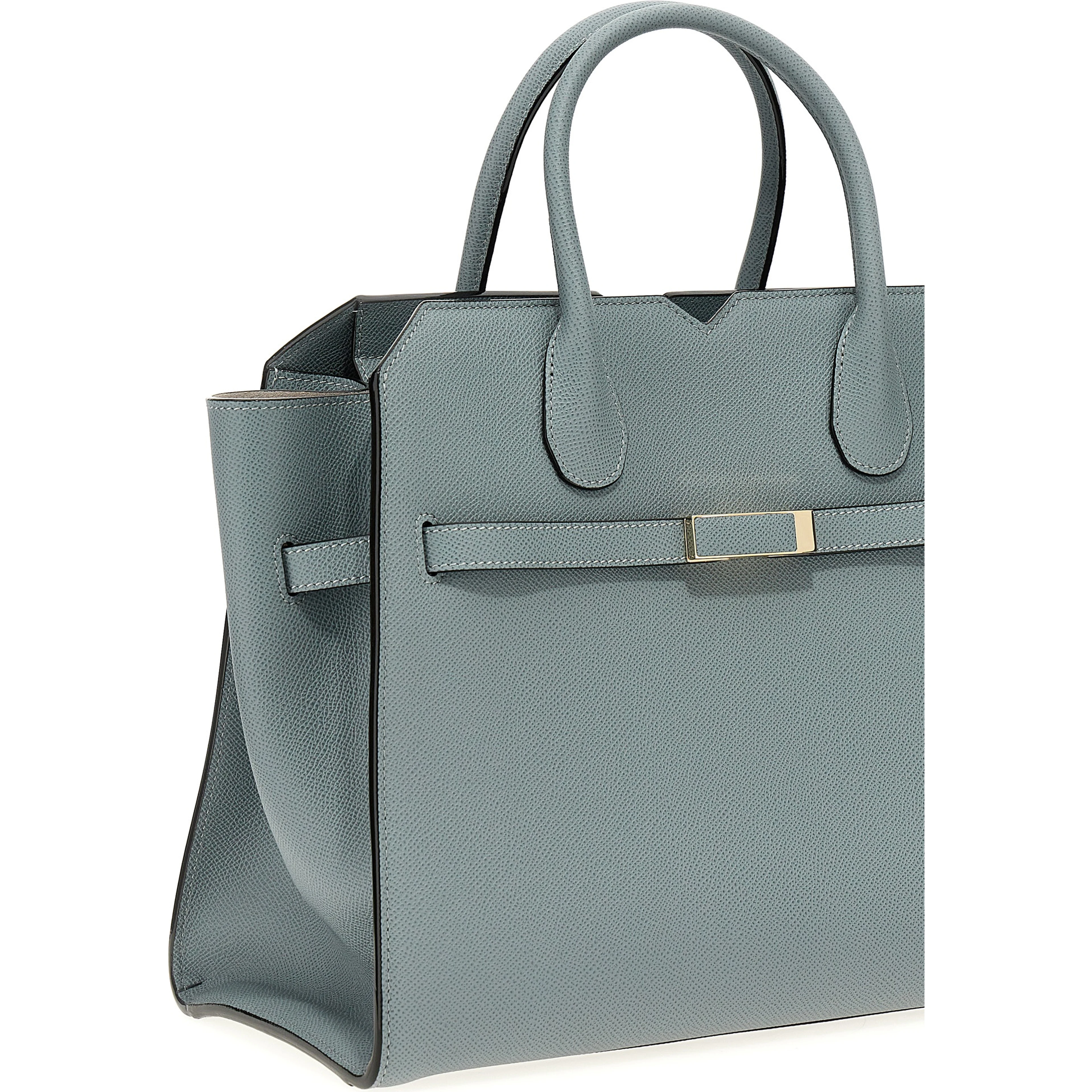 Gray Calfskin Handbag