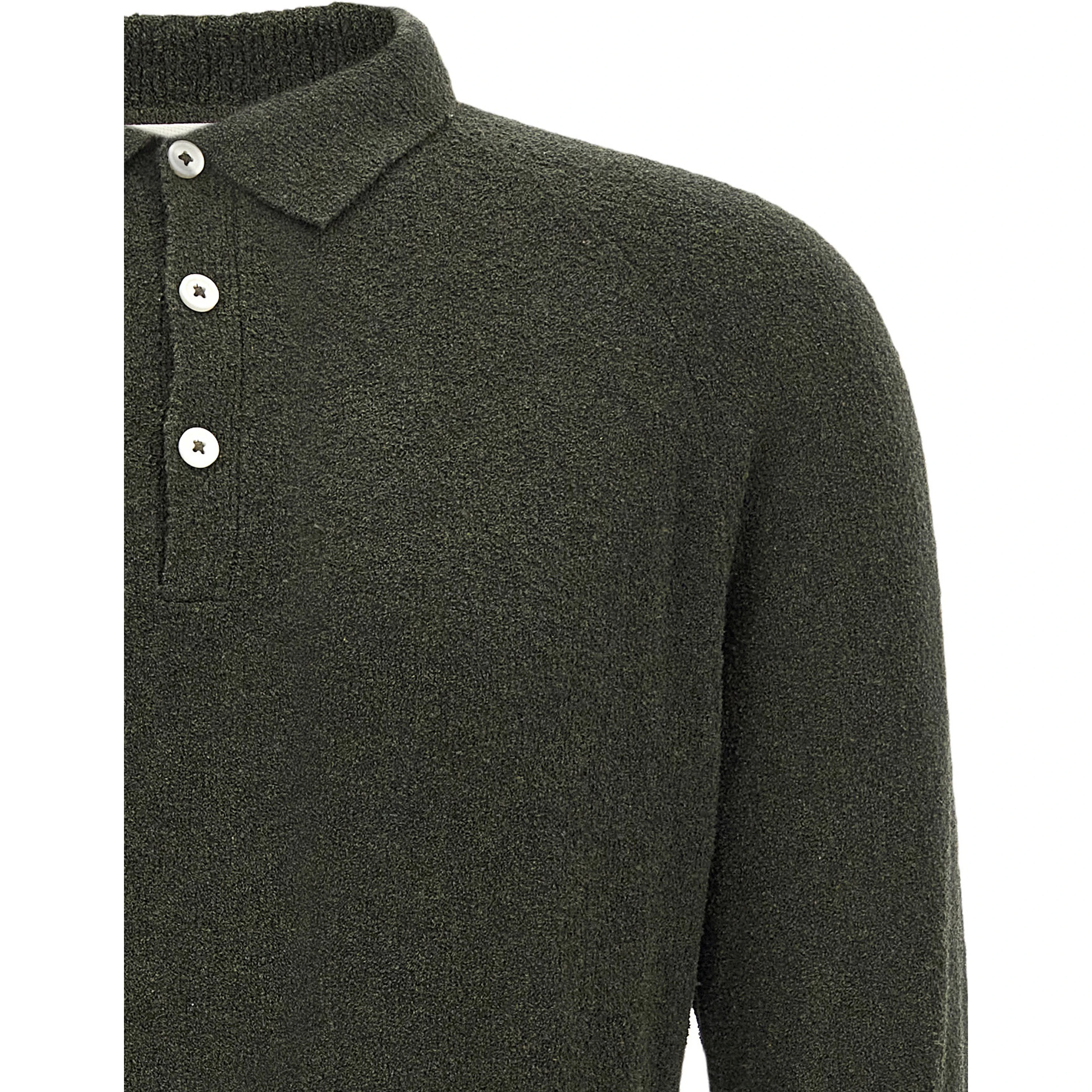 Bicolor Cotton Polo Shirt