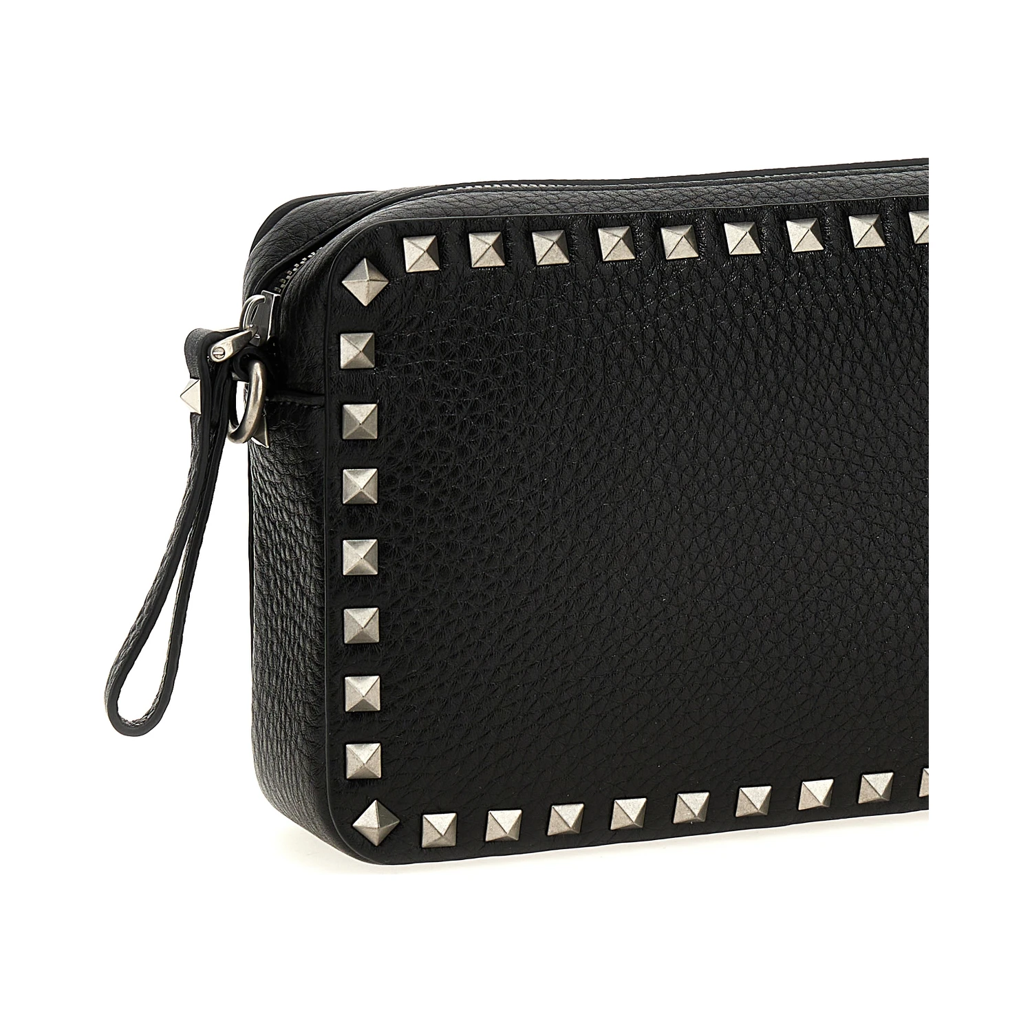 Black Calfskin Crossbody Bag