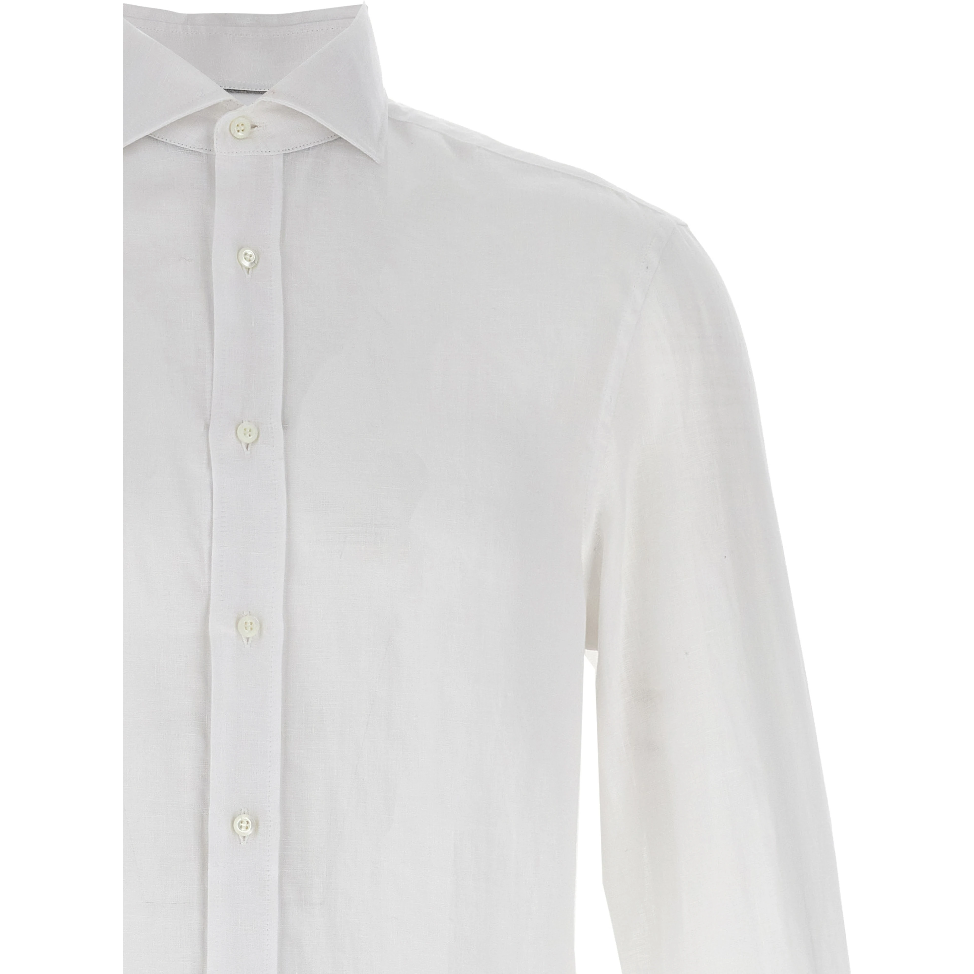 White Linen Blouse