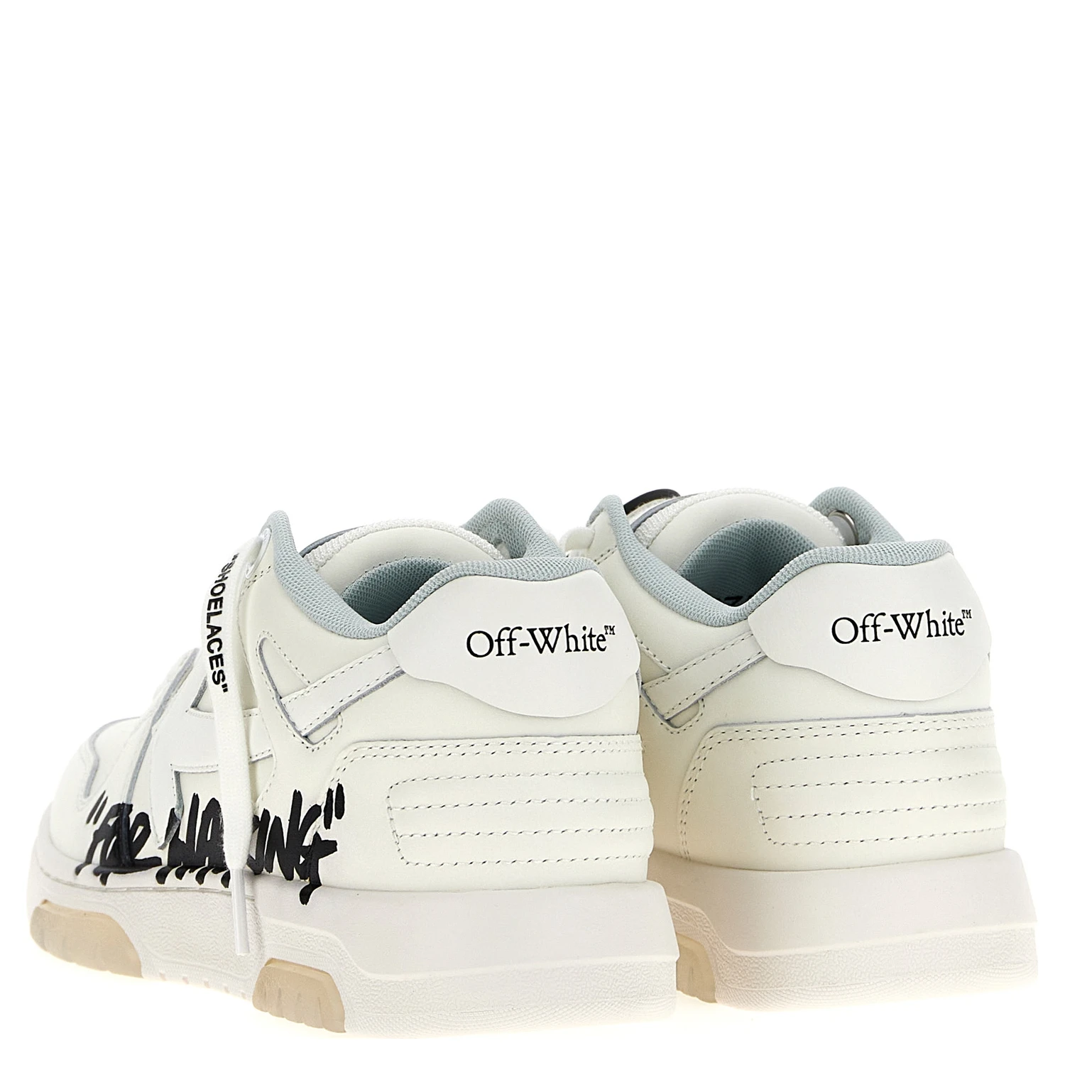 Bicolor Bovine Leather Low Top Sneakers
