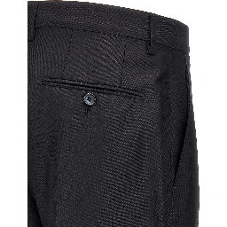Blue Virgin Wool Two-Piece Suit