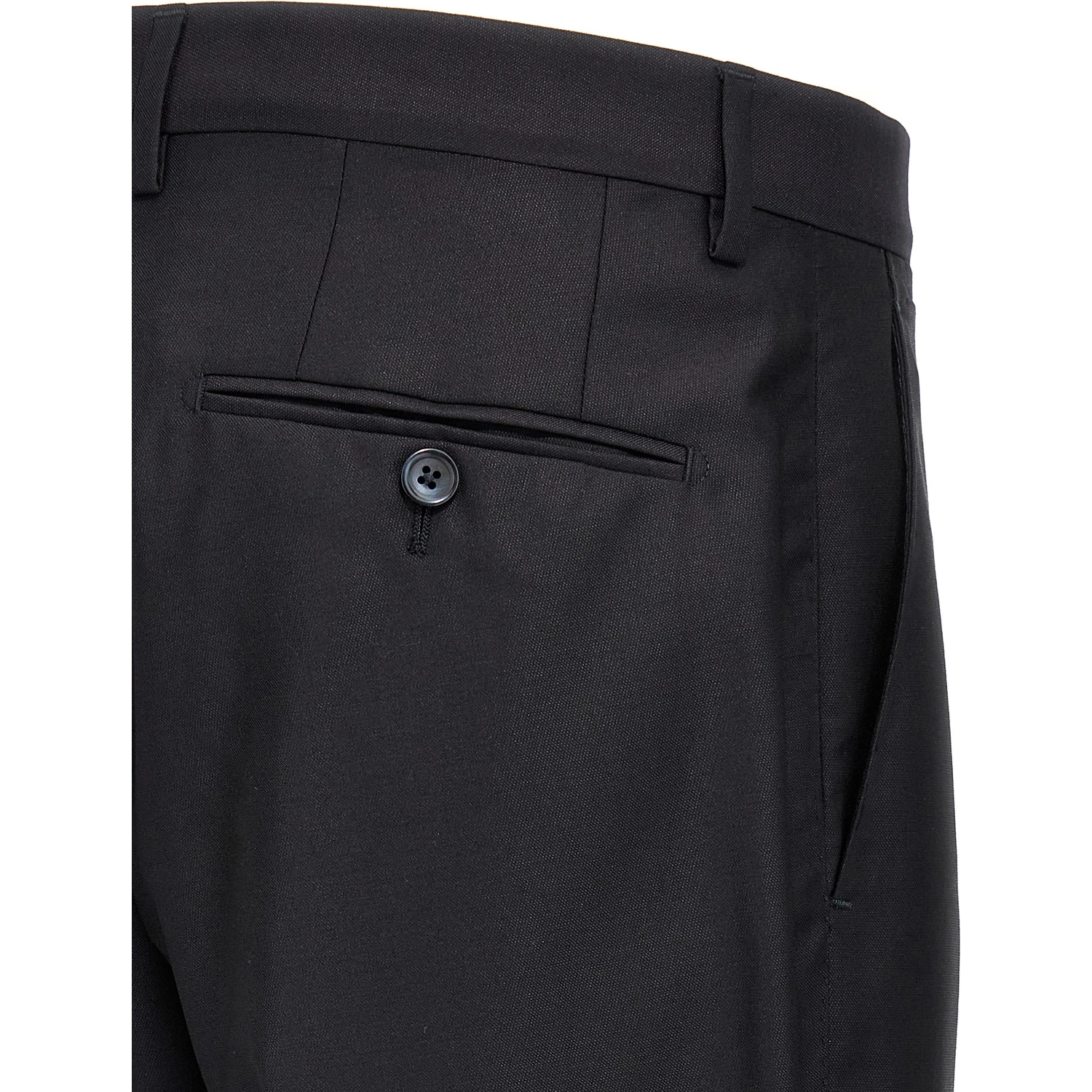 Blue Virgin Wool Two-Piece Suit