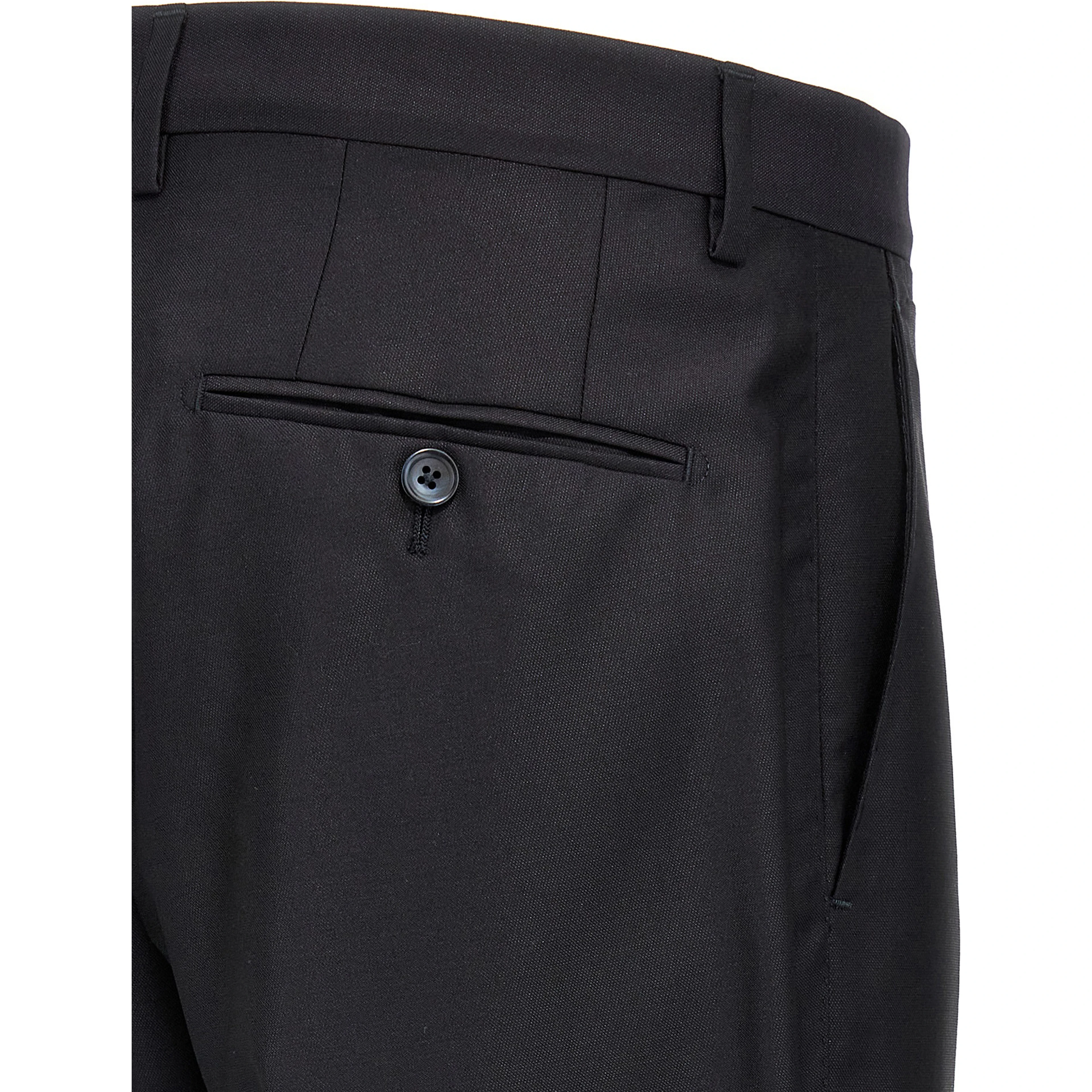 Blue Virgin Wool Two-Piece Suit