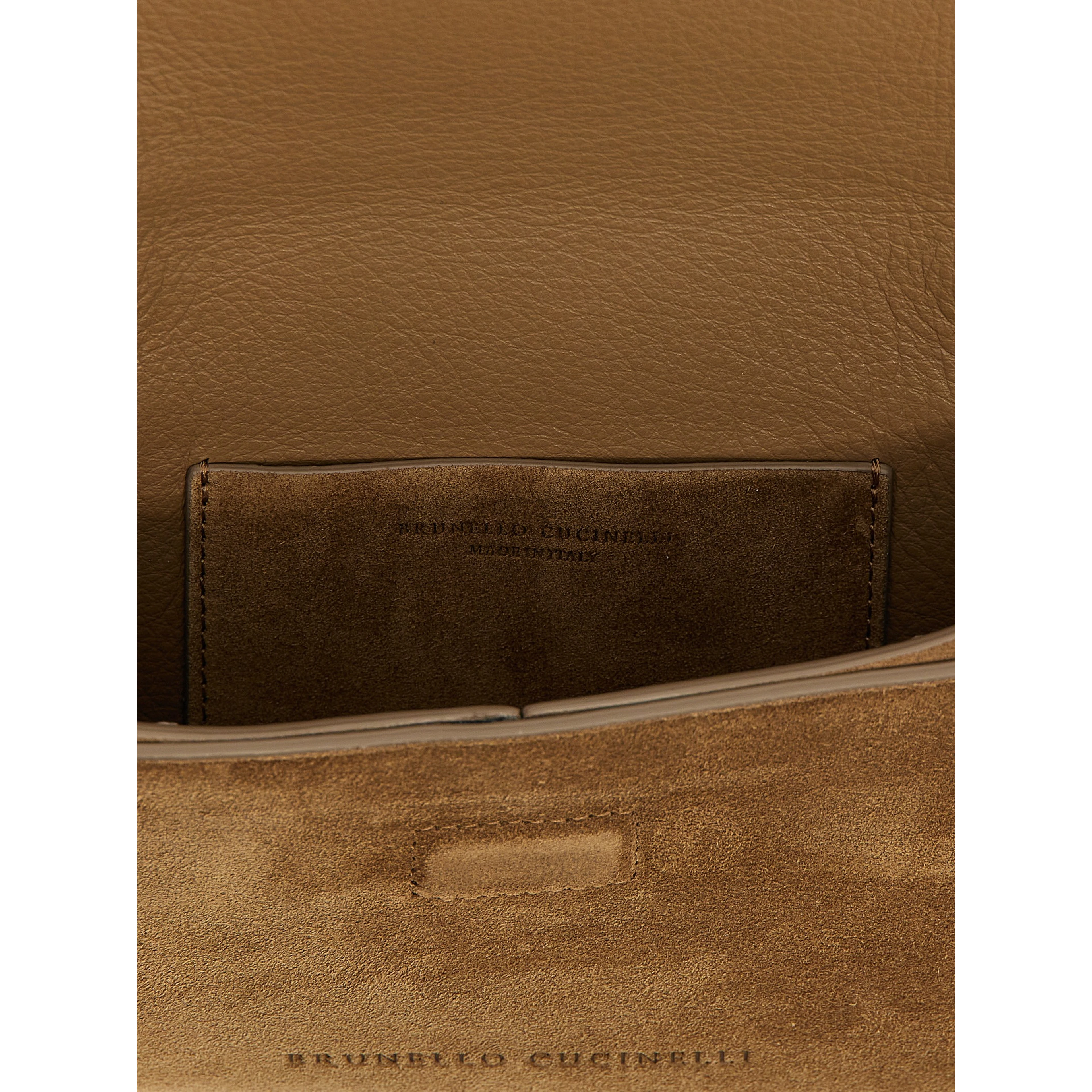 Brown Calfskin Clutch Bag
